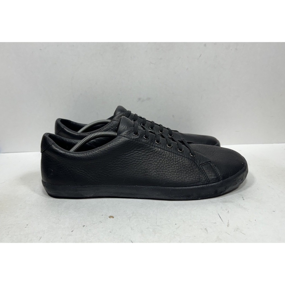 Birchbury Bramford Barefoot Sneakers Mens Sz 14 Black Leather Minimalist Shoes